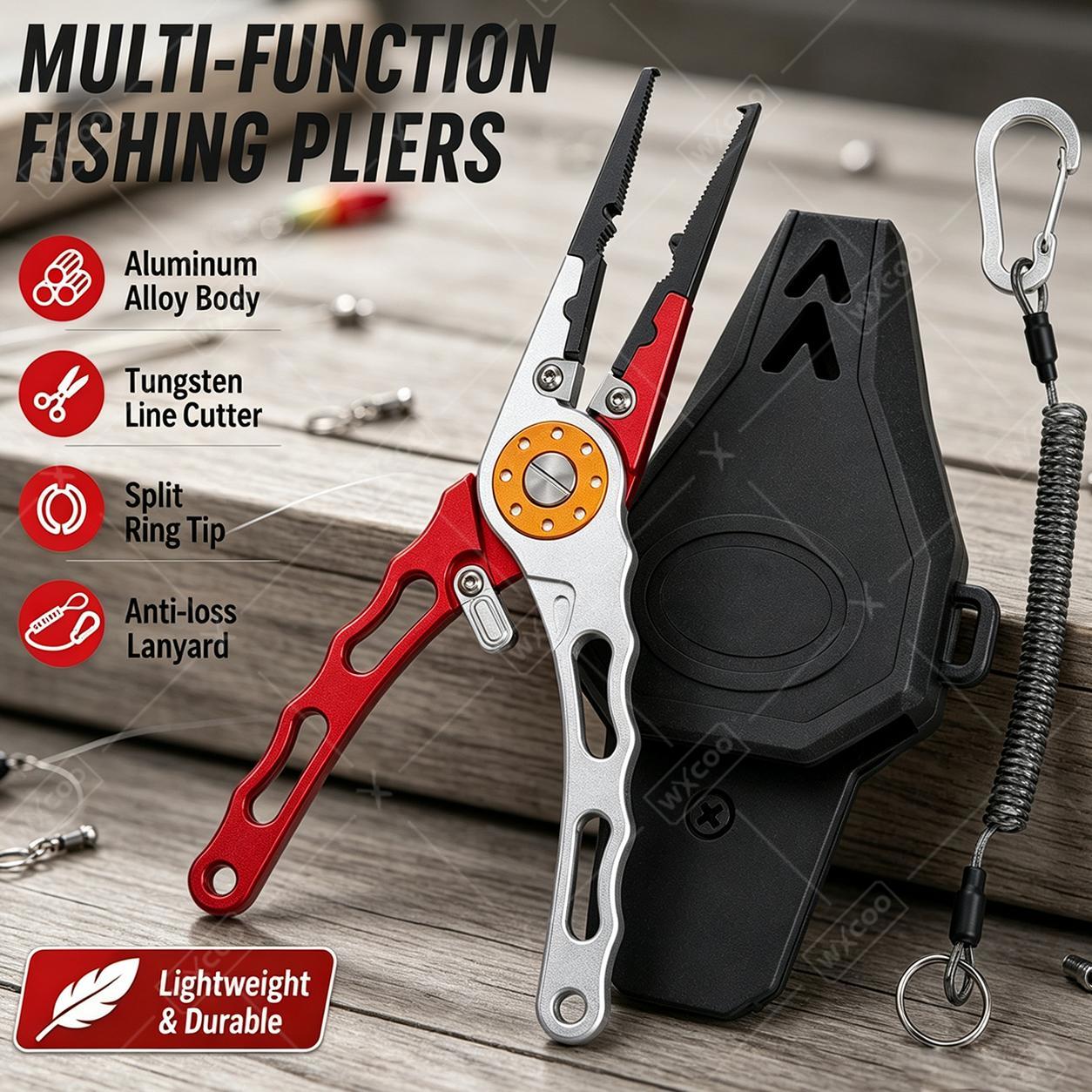 Fishing Equipment Hanger - WXCOO Split Ring Pliers Hook Remover