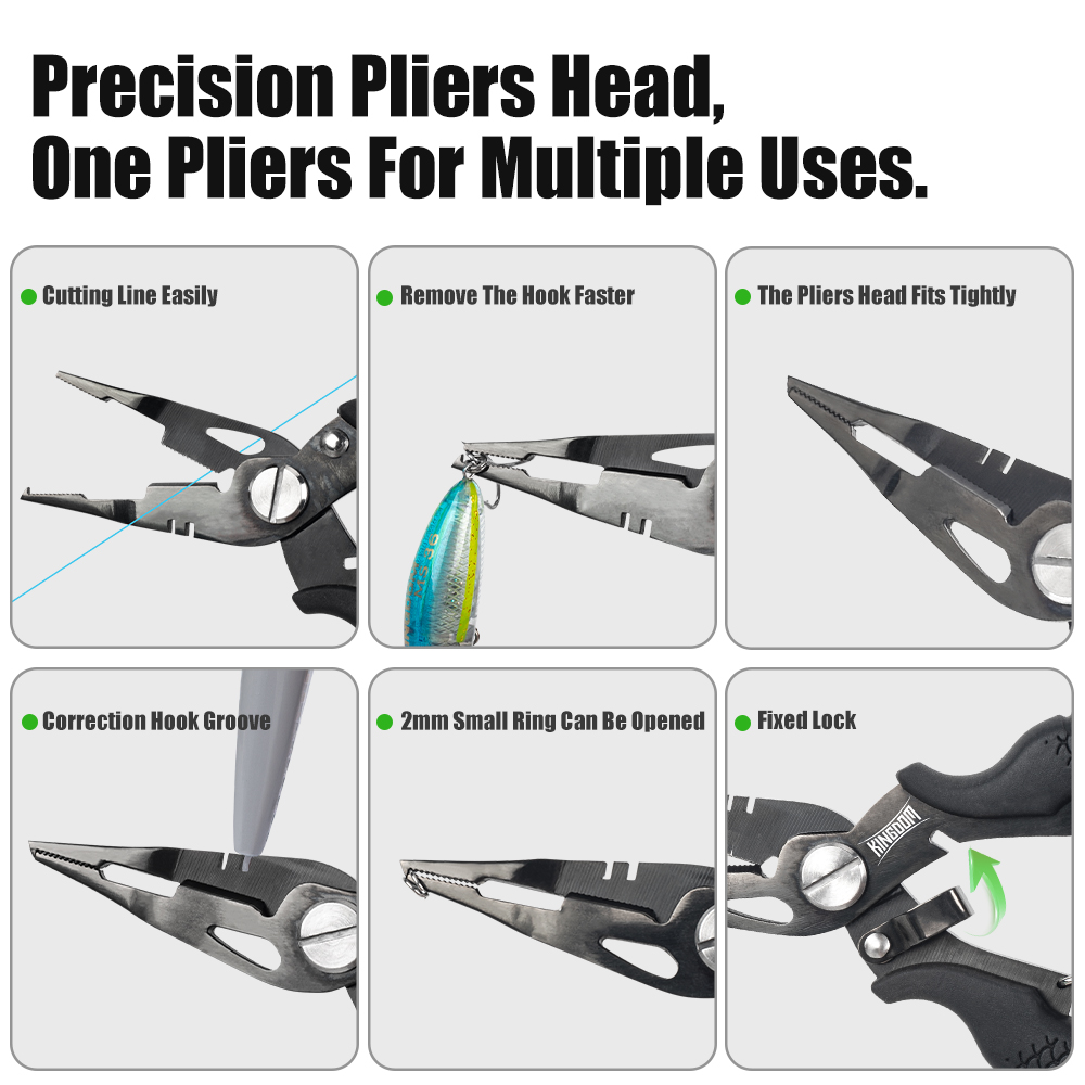 Kingdom Fishing Pliers Multifu - đánh giá và giá Fishing Equipment Hanger