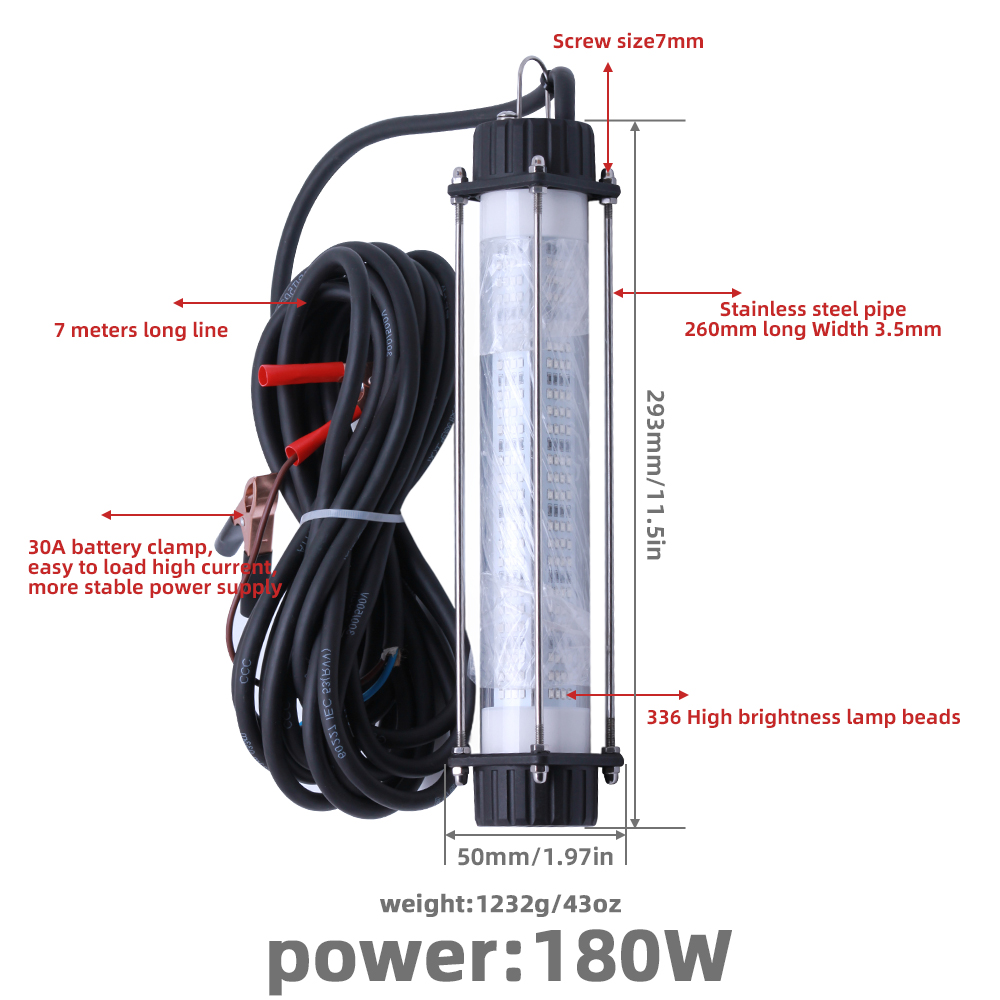 1 PC High-power Fish Underwate - đánh giá và giá Fishing Equipment Used