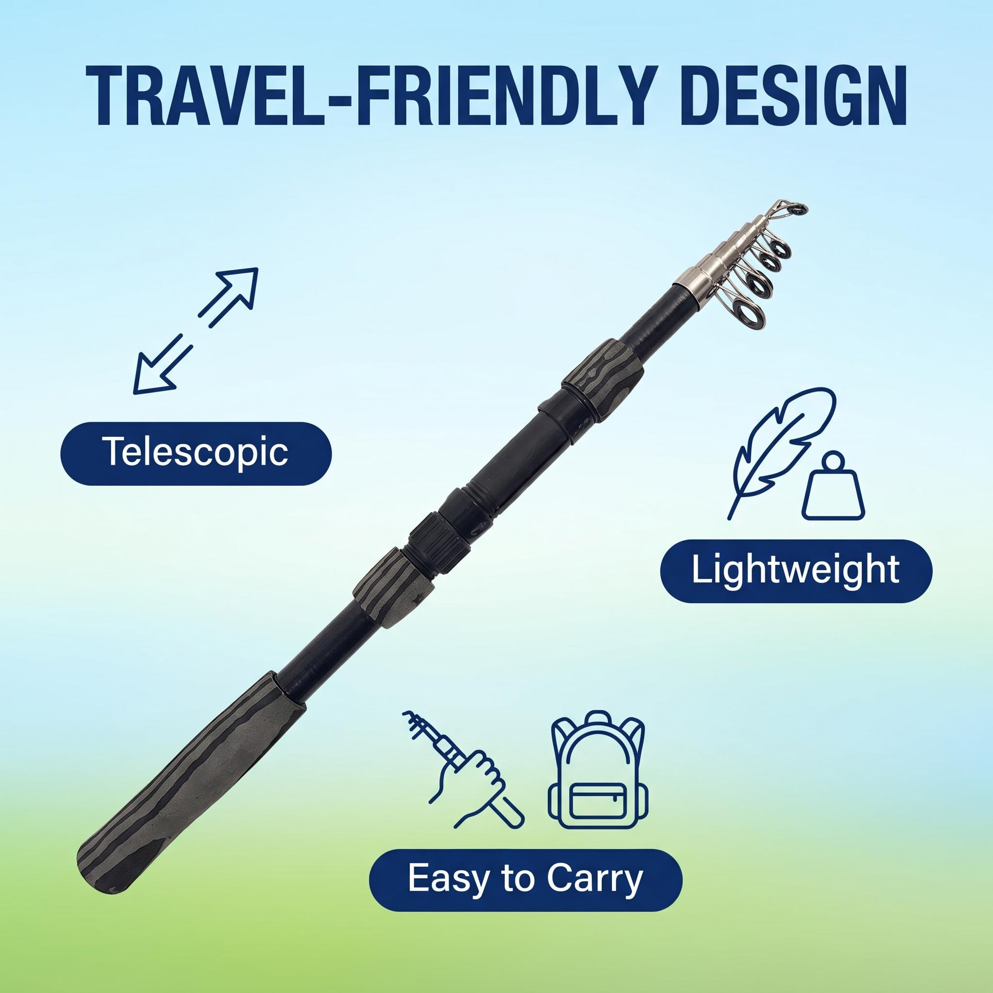 Portable Telescopic Fishing Ro - đánh giá và giá Fishing Equipment Box