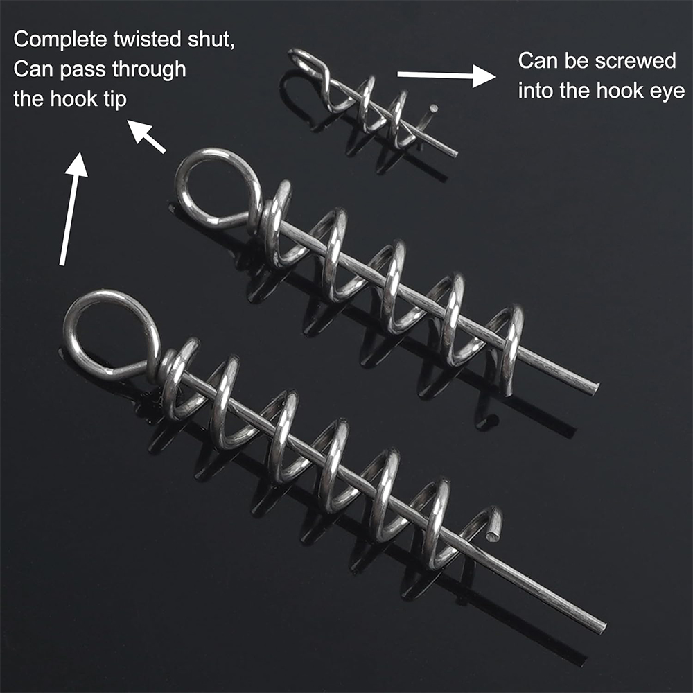 50Pcs Spring Twist Lock Fishin - đánh giá và giá Fishing Equipment Used