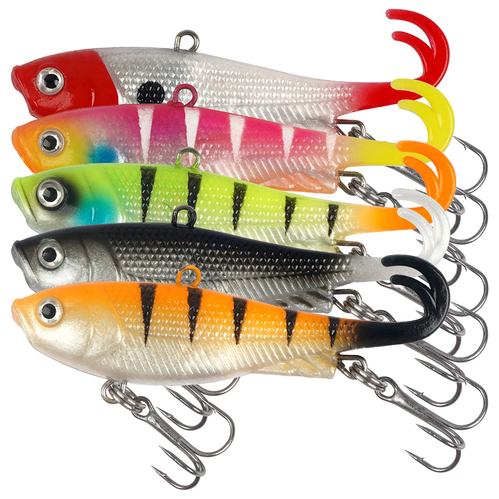 5Pcs Pre-Rigged Jig Head Wobbl - đánh giá và giá Jig Head Lure