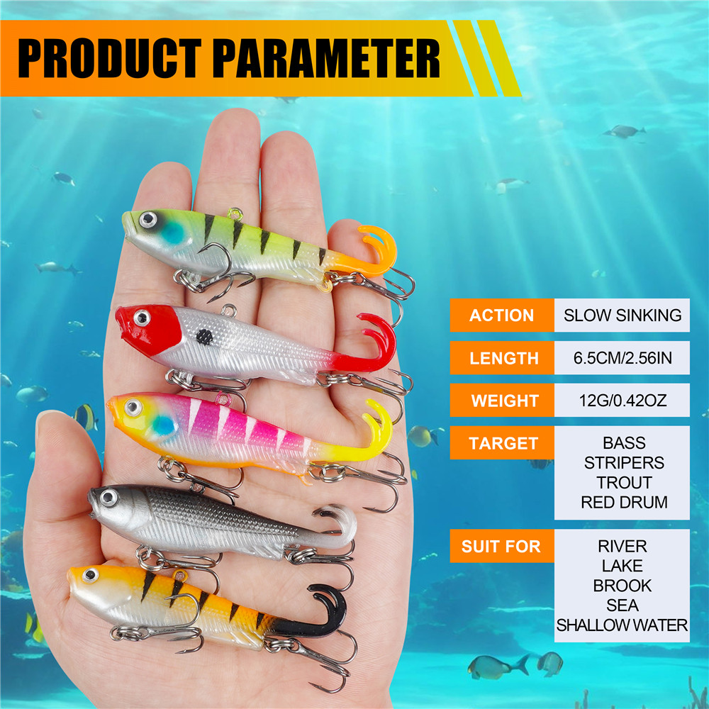 5Pcs Pre-Rigged Jig Head Wobbl - đánh giá và giá Jig Head Lure
