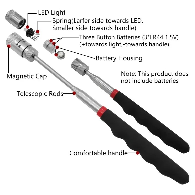 Telescopic Magnetic Pen with L - đánh giá và giá Telescopic Fishing Rod