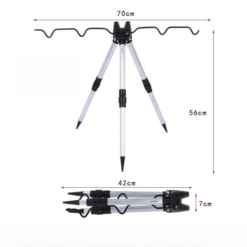 1PC Fishing Sea Rod Bracket Al - đánh giá và giá Telescopic Fishing Rod