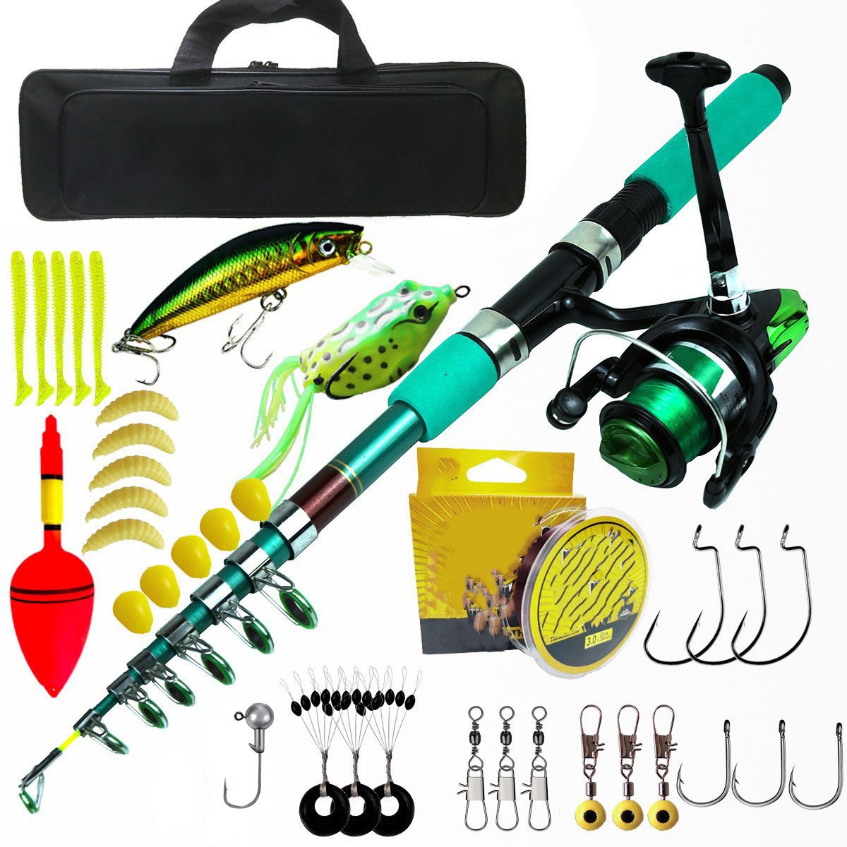 Portable Ultralight Carp Teles - đánh giá và giá Telescopic Fishing Rod